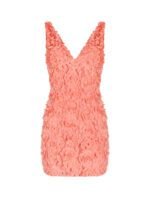 Fashion women's design flower deep V dress sexy hip skirt hot girl pure desire style short skirt - Image 6